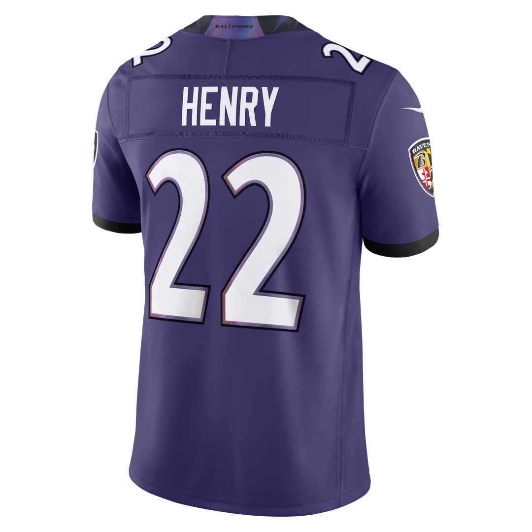 Derrick Henry Baltimore Ravens Nike Vapor F.U.S.E. Stitched Limited Official Jersey - White