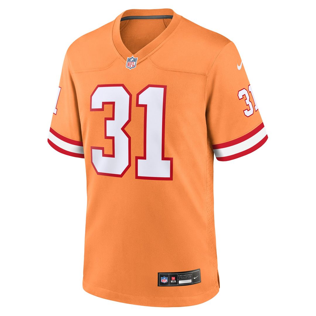 Antoine Winfield Jr. Tampa Bay Buccaneers Nike Throwback Game Official Jersey - Orange