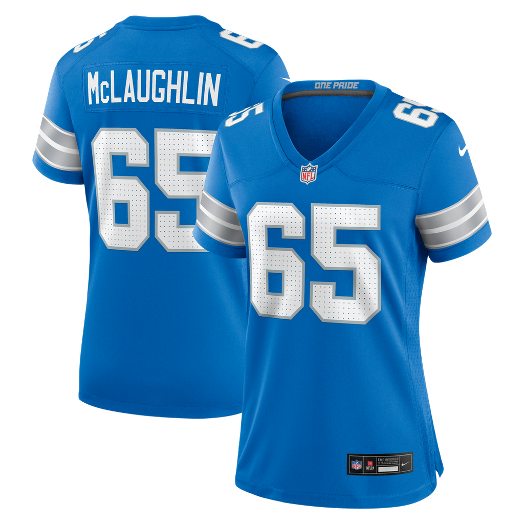 Seth McLaughlin Detroit Lions Nike Women's Team Game Official Jersey -  Blue
