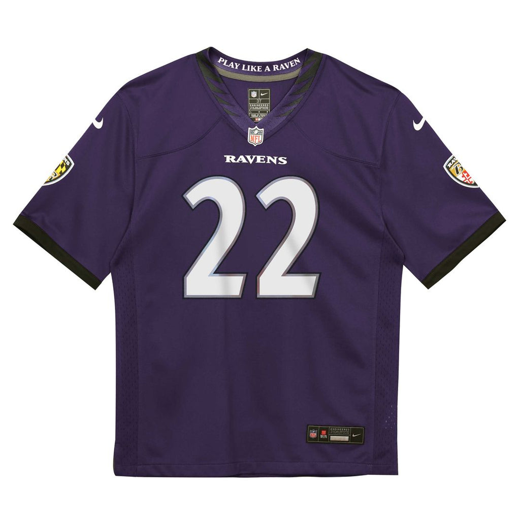 Derrick Henry Baltimore Ravens Nike Toddler Team Game Official Jersey - Purple