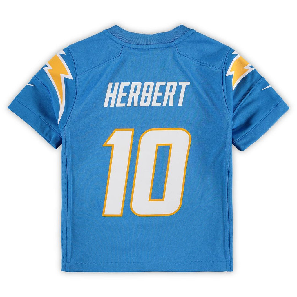 Justin Herbert Los Angeles Chargers Nike Preschool Game Official Jersey - Powder Blue
