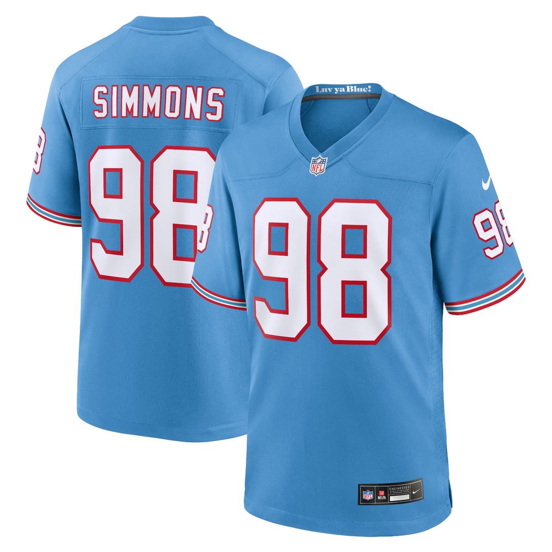 Jeffery Simmons Tennessee Titans Nike Youth Game Jersey - White