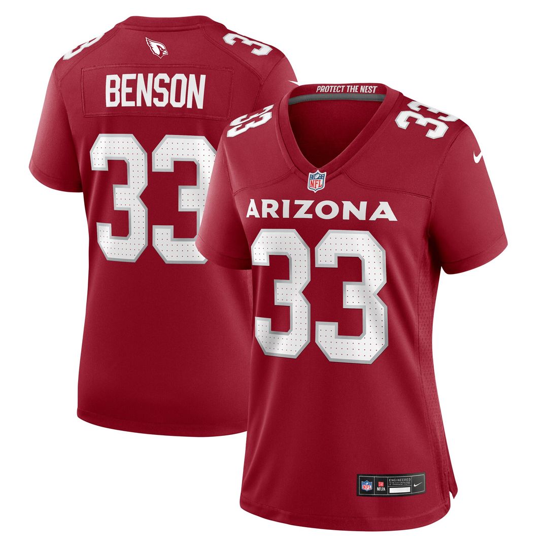 Trey Benson Arizona Cardinals Nike Women's  Game Official Jersey -  Cardinal