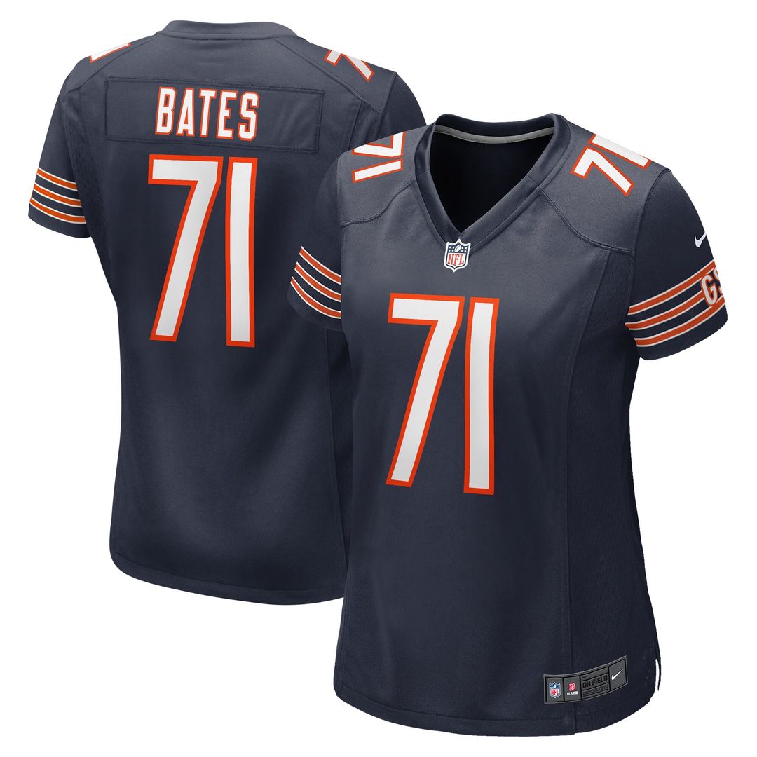 Ryan Bates Chicago Bears Nike Women's  Game Official Jersey -  Navy