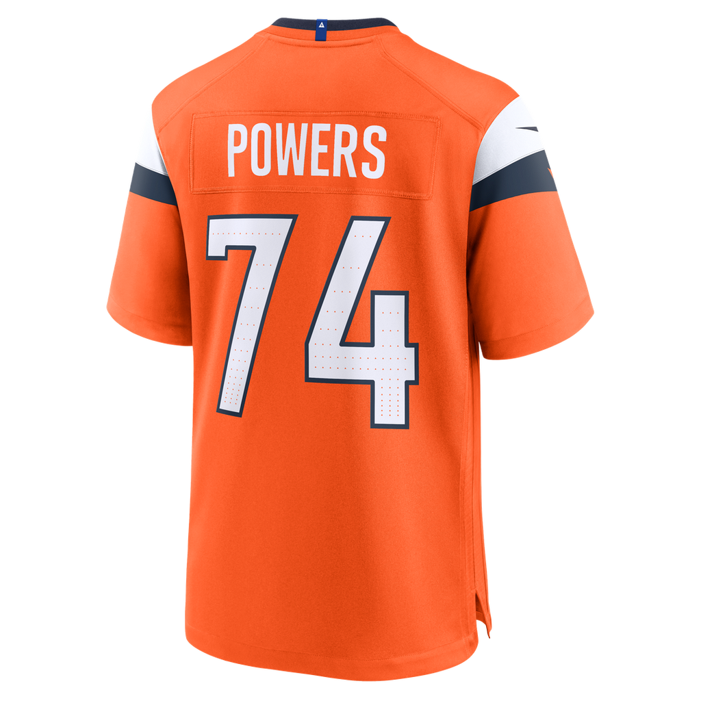 Ben Powers Denver Broncos Nike Team Game Official Jersey -  Orange