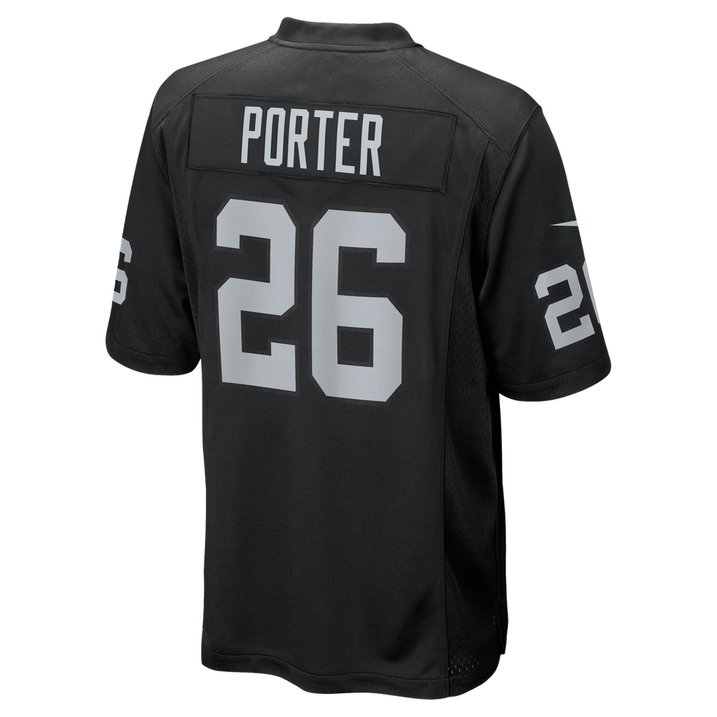 Darien Porter Las Vegas Raiders Nike Team Game Jersey - Black