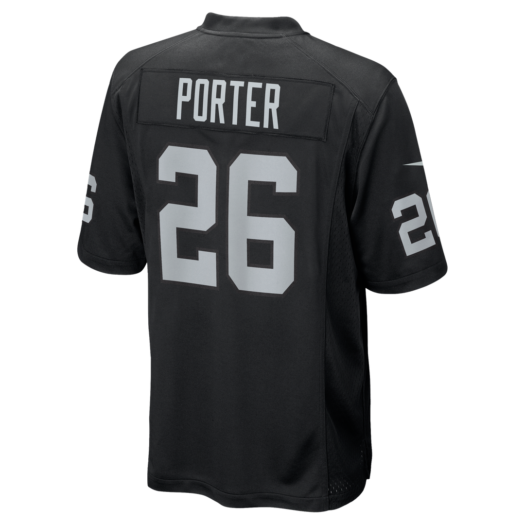 Darien Porter Las Vegas Raiders Nike Team Game Jersey - Black