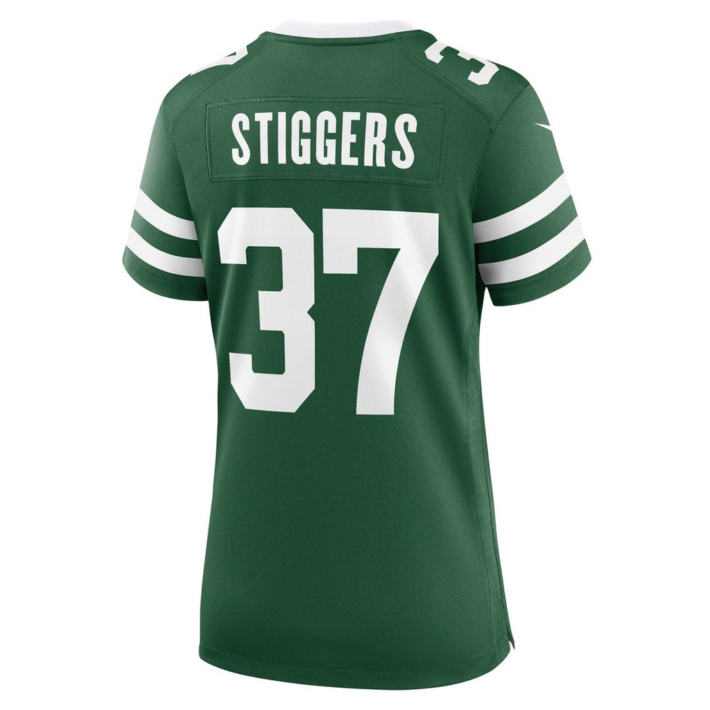 Qwan'tez Stiggers New York Jets Nike Women's Game Official Jersey - Legacy Green