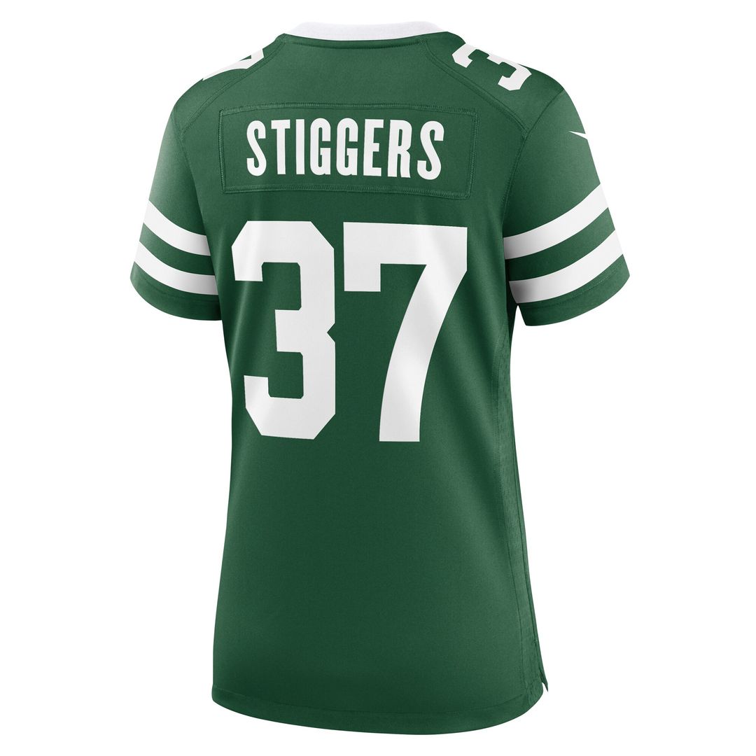 Qwan'tez Stiggers New York Jets Nike Women's Game Official Jersey - Legacy Green