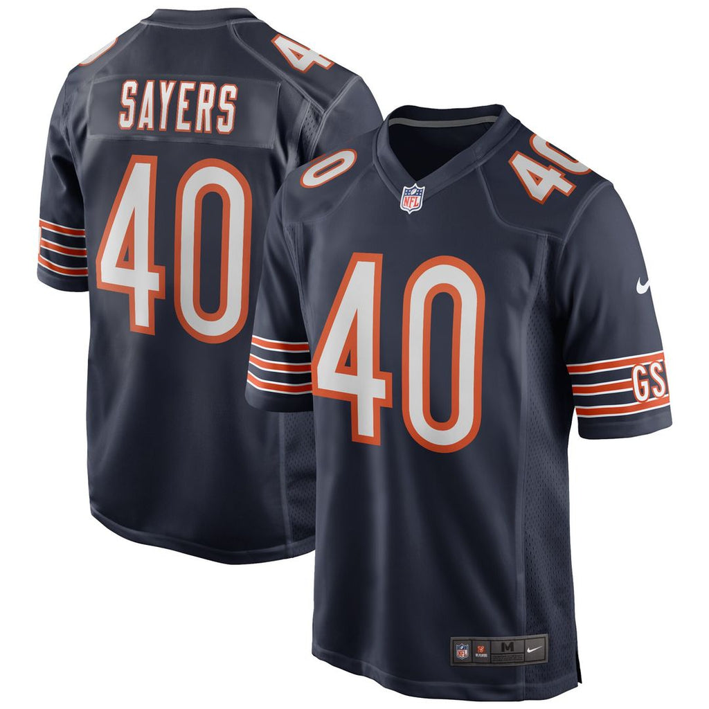 Gale Sayers Chicago Bears Nike Game Retired Player Official Jersey - Navy