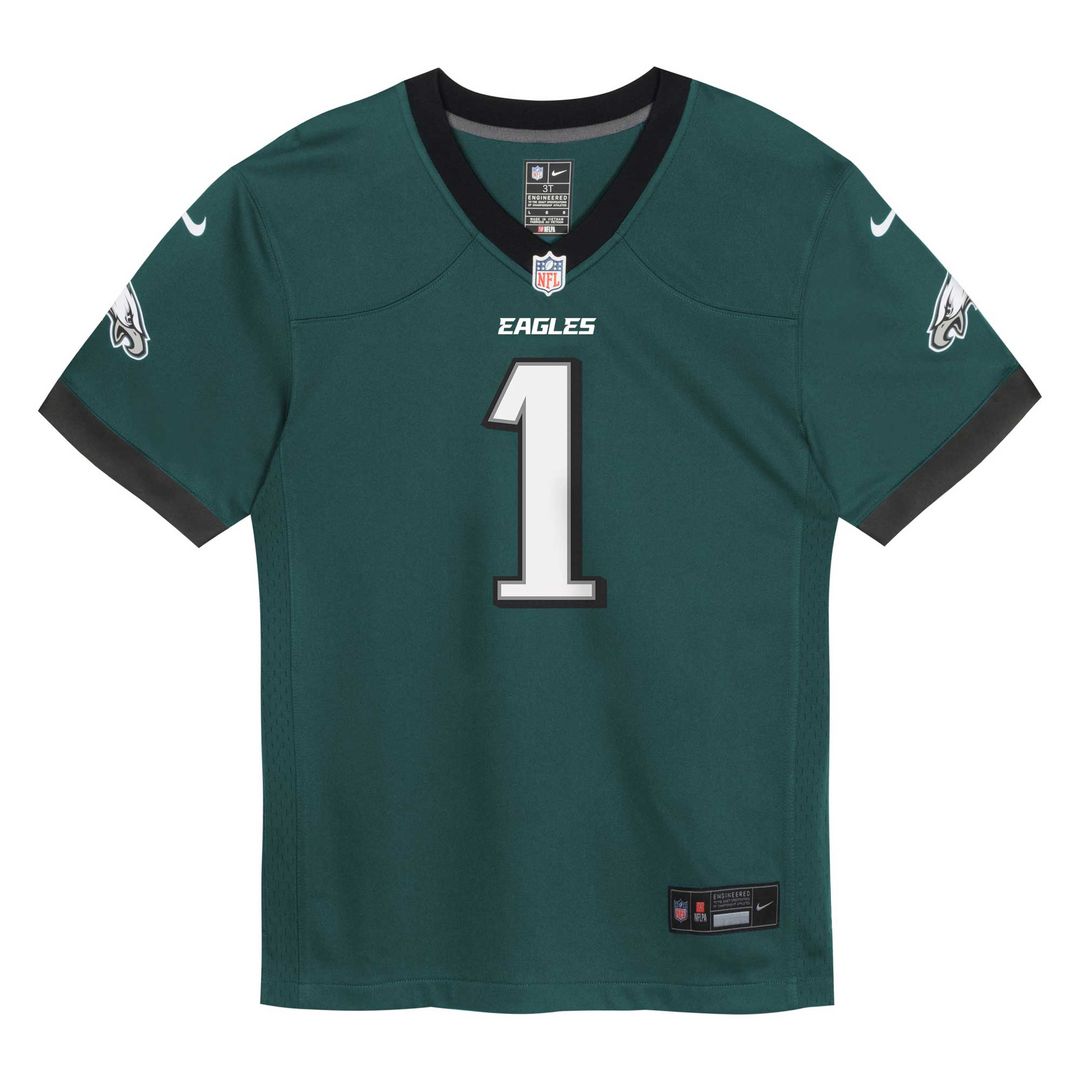 Jalen Hurts Philadelphia Eagles Nike Toddler Game Official Jersey - Midnight Green