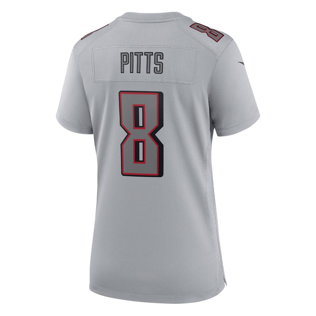 Kyle Pitts Atlanta Falcons Nike Women's Atmosphere Fashion Game Official Jersey - Gray