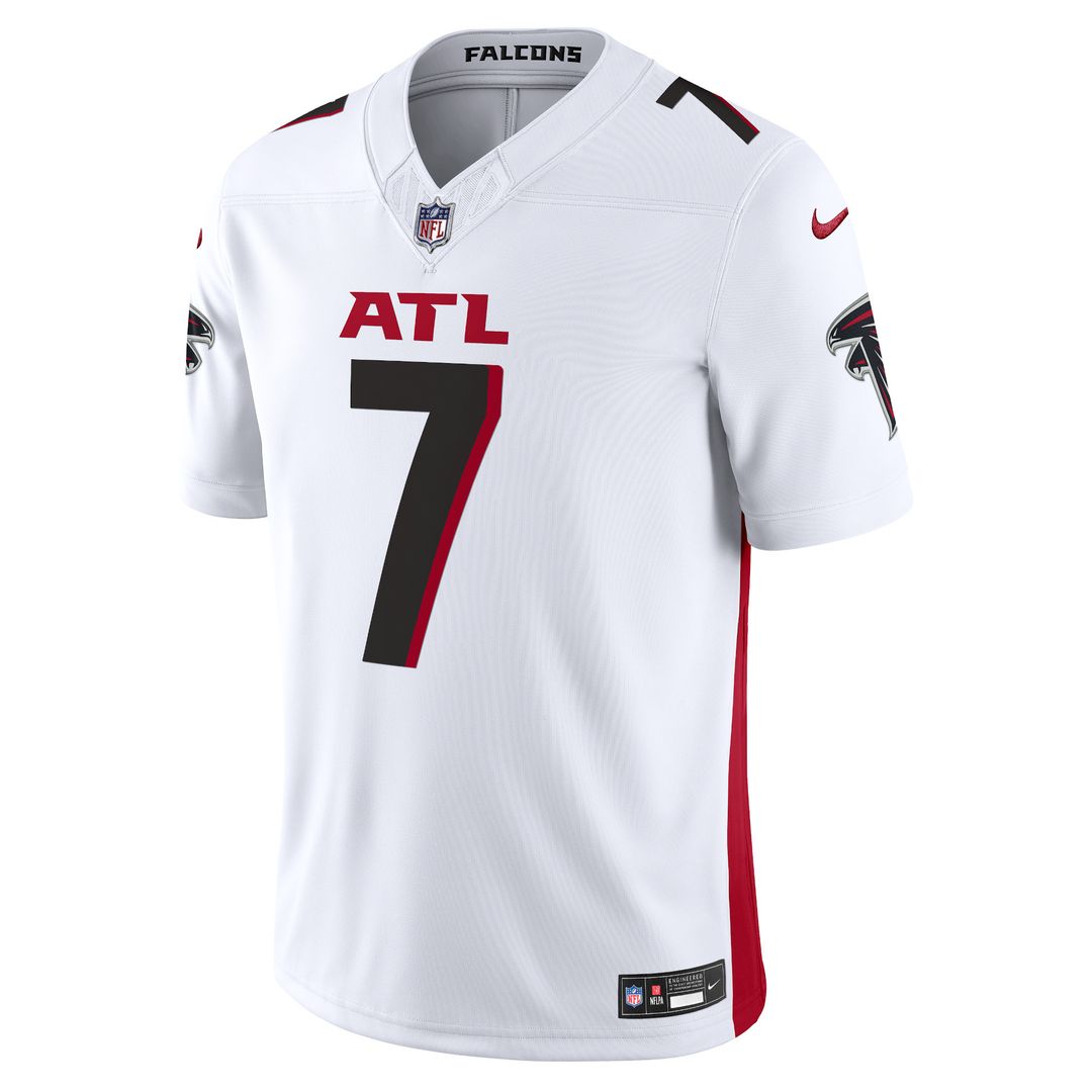 Bijan Robinson Atlanta Falcons Nike  Vapor F.U.S.E. Limited Official Jersey - White