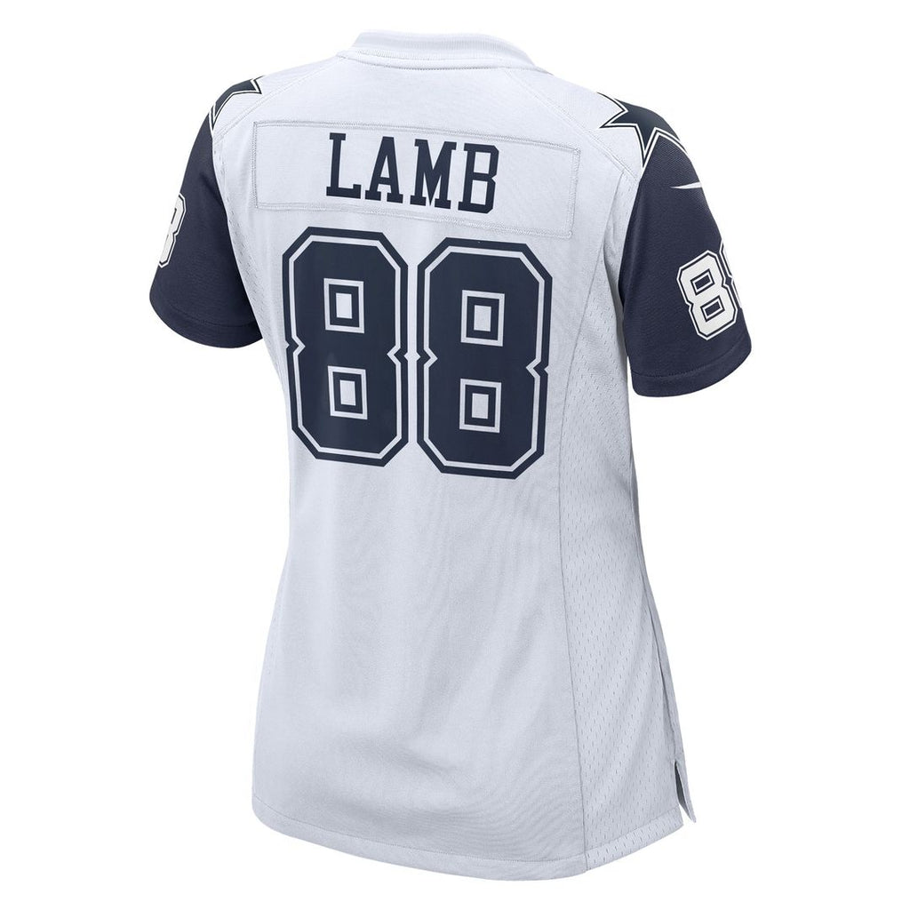 CeeDee Lamb Dallas Cowboys Nike Women's 2nd Alternate Game Official Jersey - White