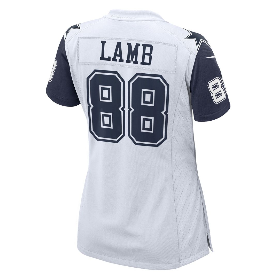 CeeDee Lamb Dallas Cowboys Nike Women's 2nd Alternate Game Official Jersey - White