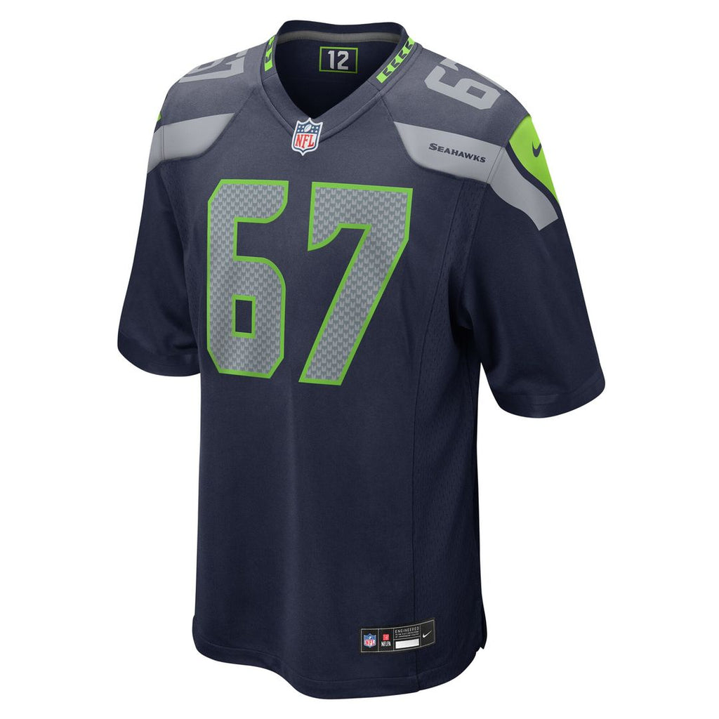 Charles Cross Seattle Seahawks Nike  Game Official Jersey -  College Navy