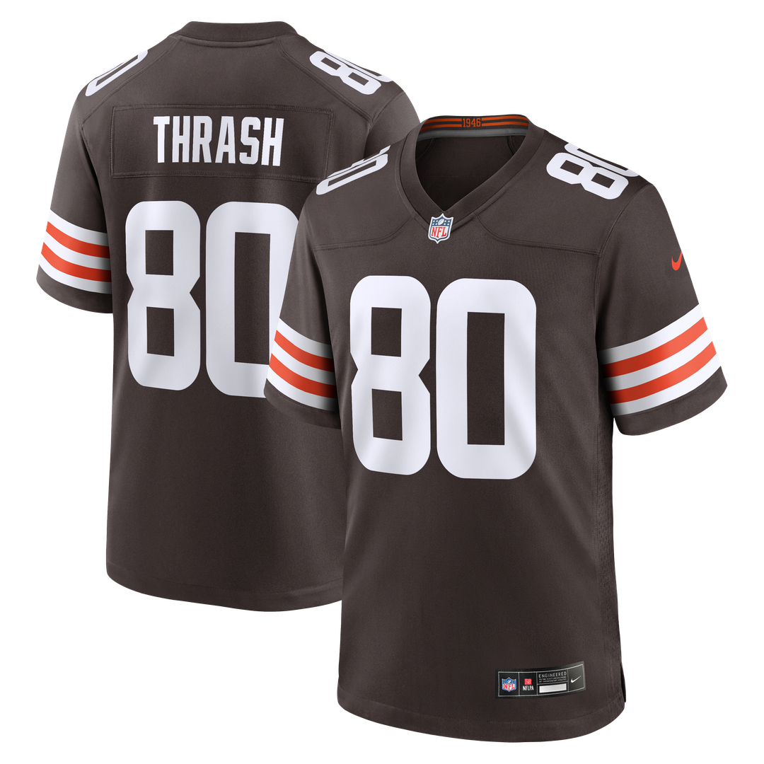 Jamari Thrash Cleveland Browns Nike Team Game Jersey - Brown