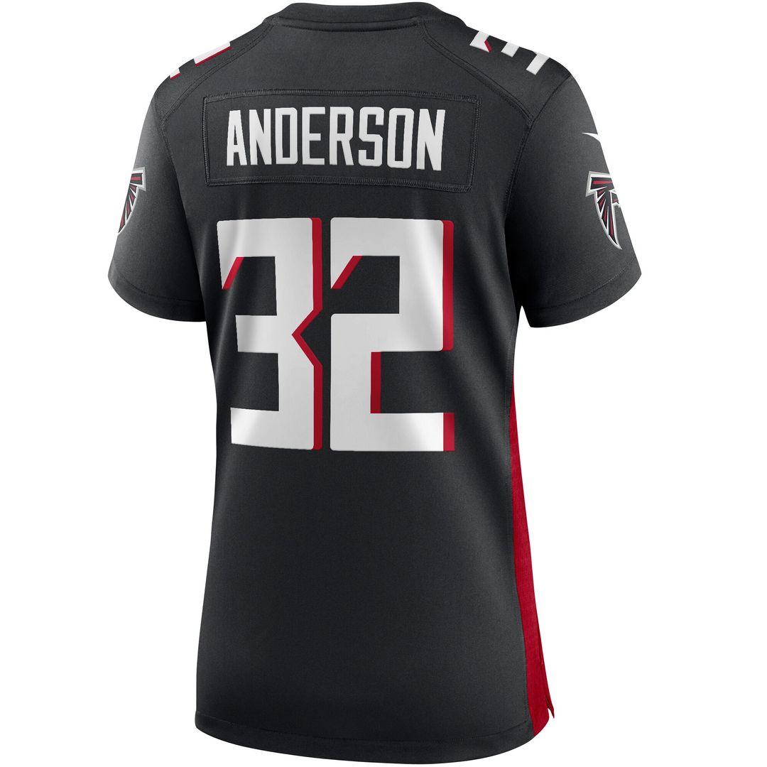 Jamal Anderson Atlanta Falcons Nike Women's Retired Game Official Jersey - Red