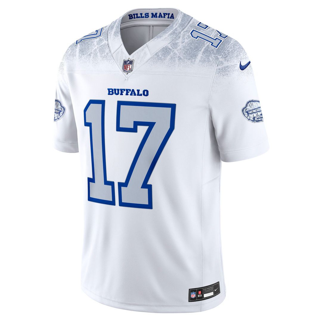 Josh Allen Buffalo Bills Nike 2025 Rivalries Collection Stitched Limited Official Jersey - White