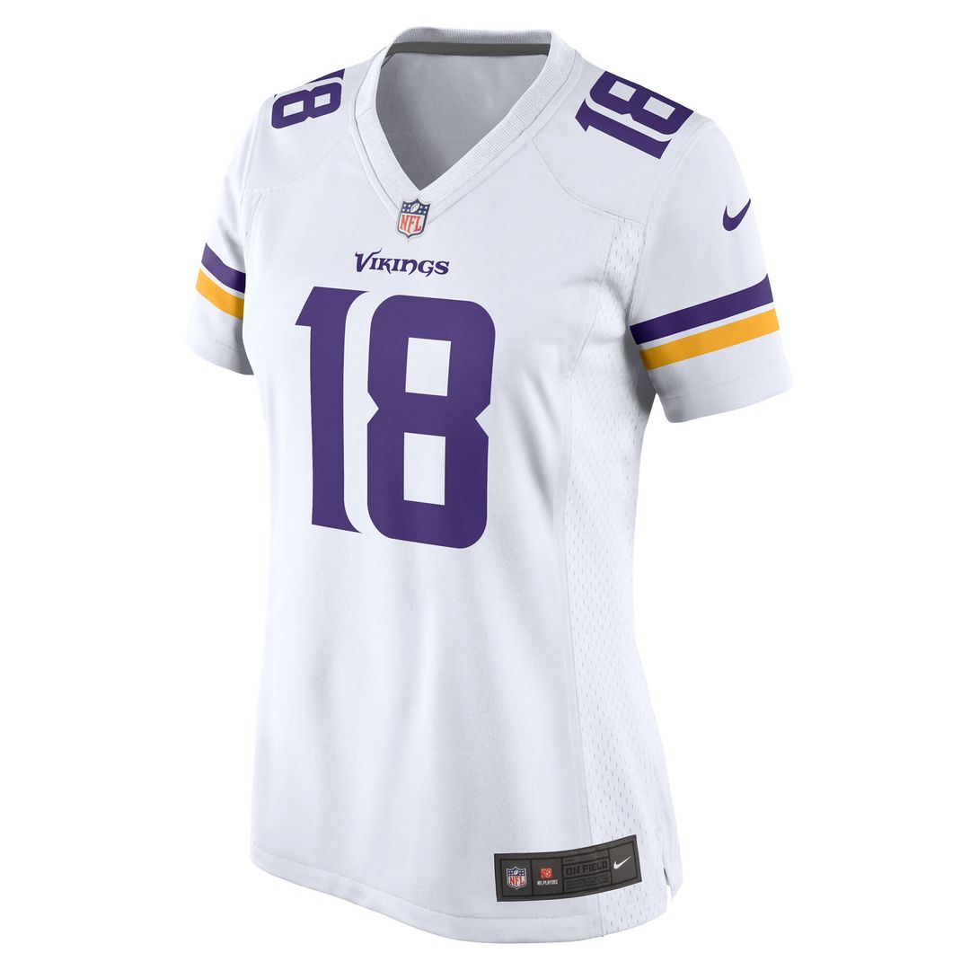 Justin Jefferson Minnesota Vikings Nike Women's Game Player Jersey - White