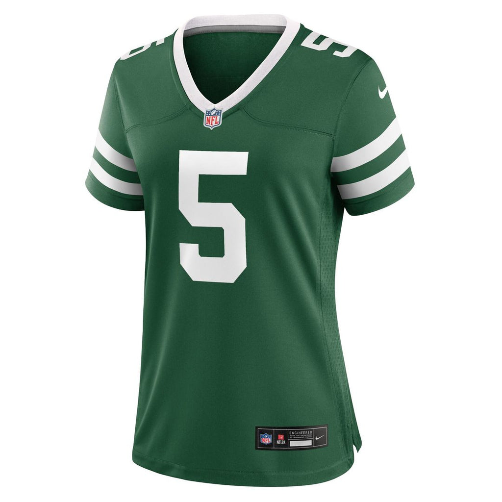 Garrett Wilson New York Jets Nike Women's Game Official Jersey - Legacy White