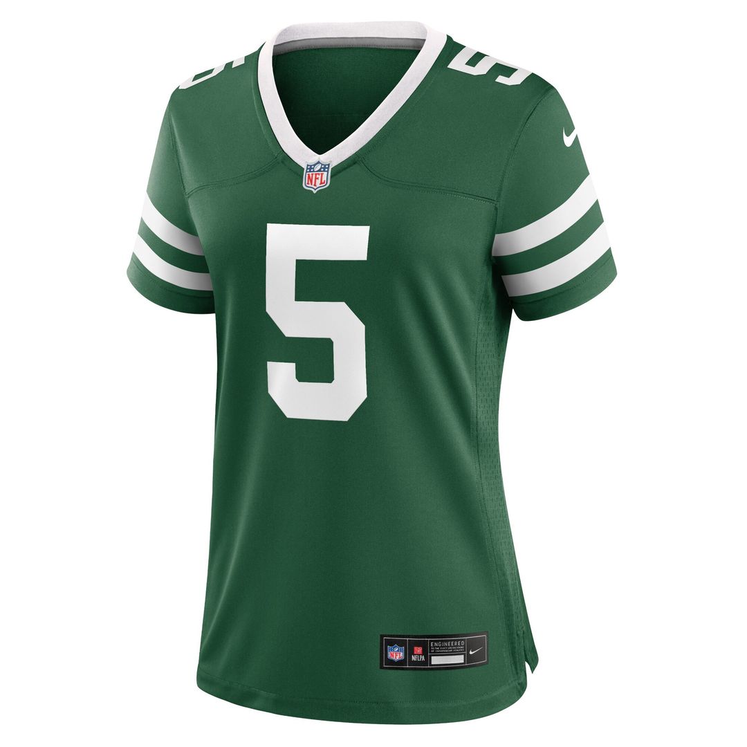Garrett Wilson New York Jets Nike Women's Game Official Jersey - Legacy White