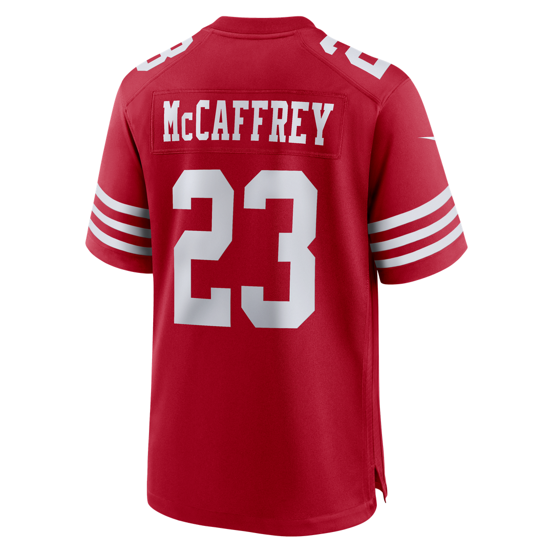 Christian McCaffrey San Francisco 49ers Nike Game Player Official Jersey - White