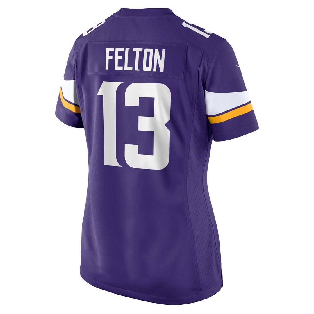 Tai Felton Minnesota Vikings Nike Women's Team Game Jersey - Purple