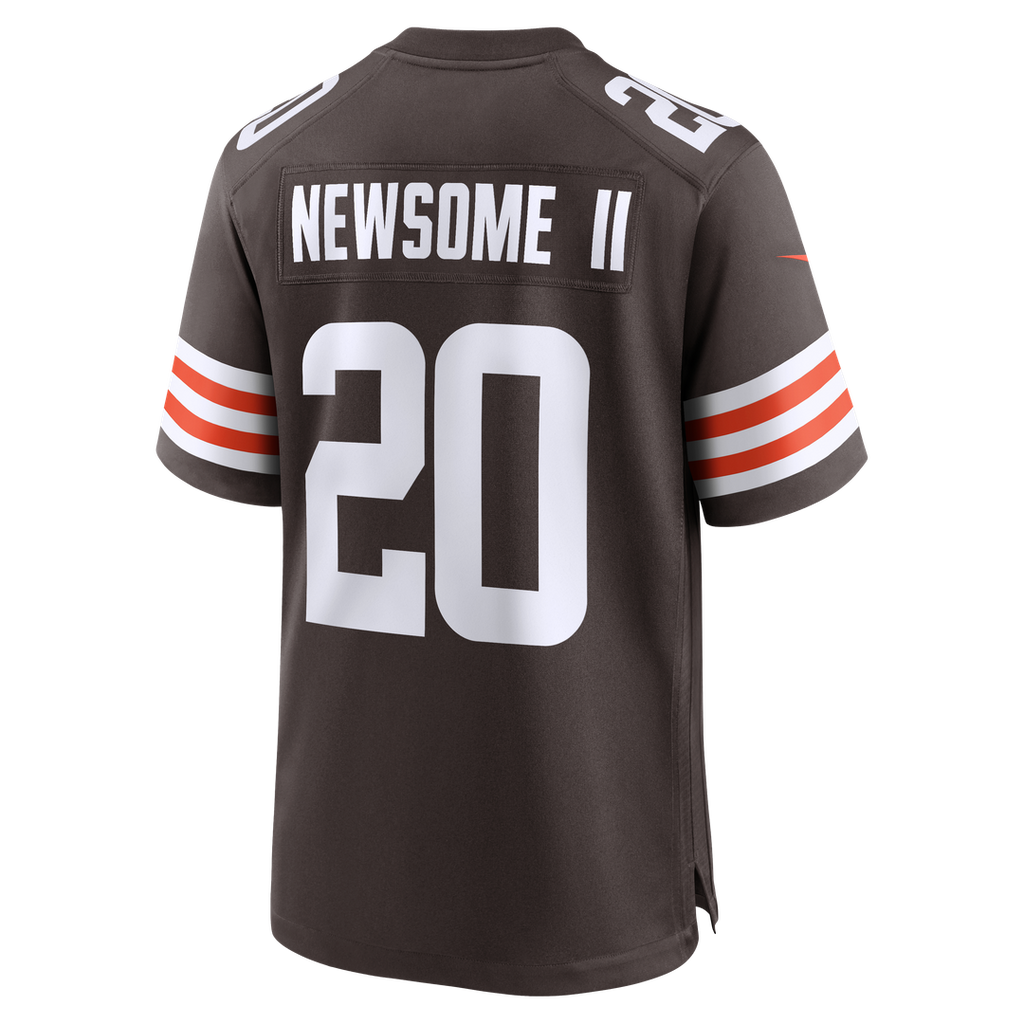 Greg Newsome II Cleveland Browns Nike Game Official Jersey - Brown