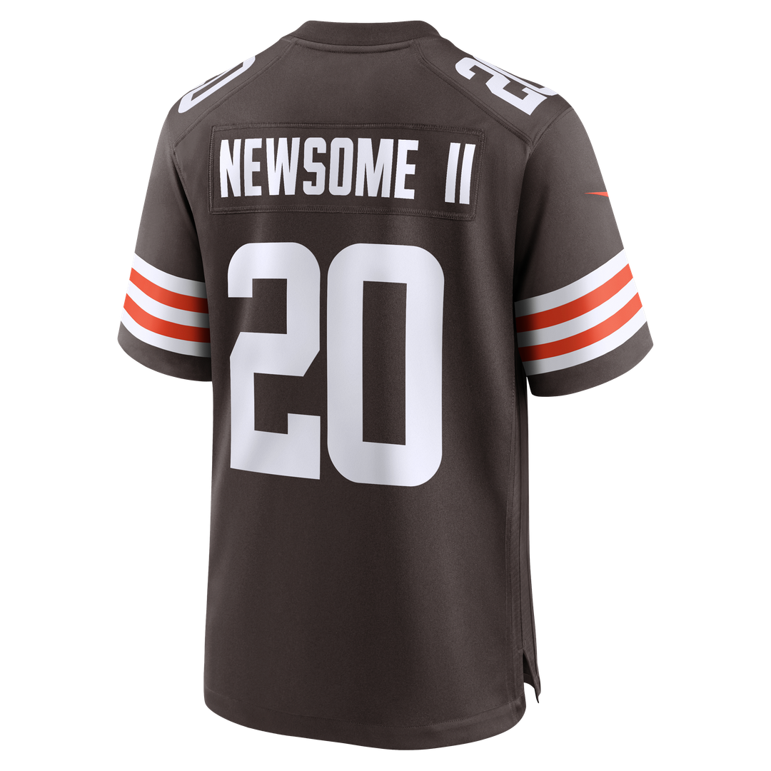 Greg Newsome II Cleveland Browns Nike Game Official Jersey - Brown