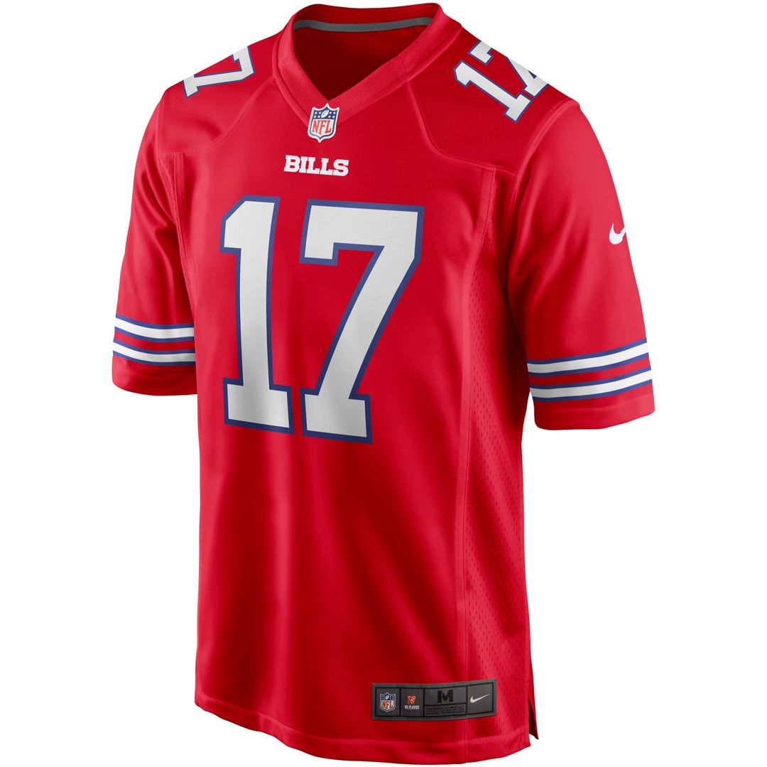 Josh Allen Buffalo Bills Nike Alternate Game Player Official Jersey - Red