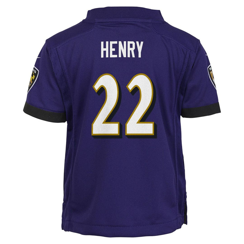 Derrick Henry Baltimore Ravens Nike Infant Team  Player Game Official Jersey - Purple