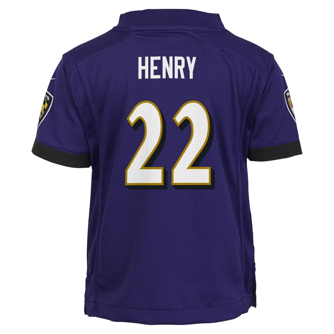 Derrick Henry Baltimore Ravens Nike Infant Team  Player Game Official Jersey - Purple