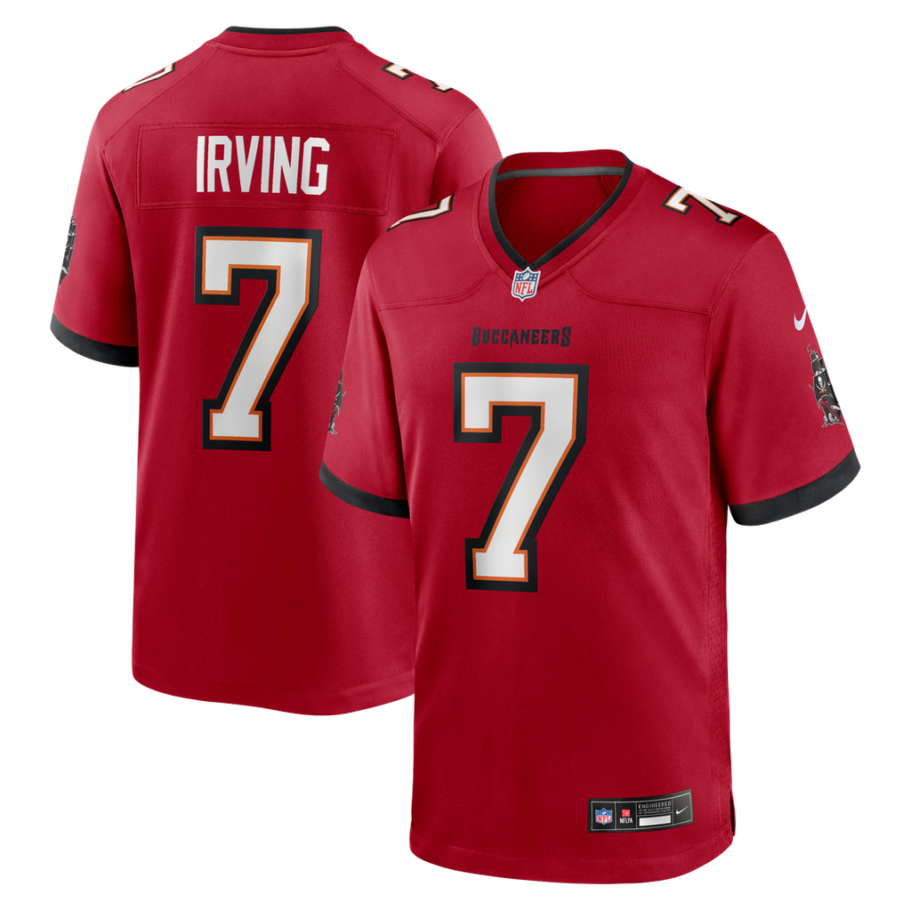 Bucky Irving Tampa Bay Buccaneers Nike Alternate Game Jersey - Pewter