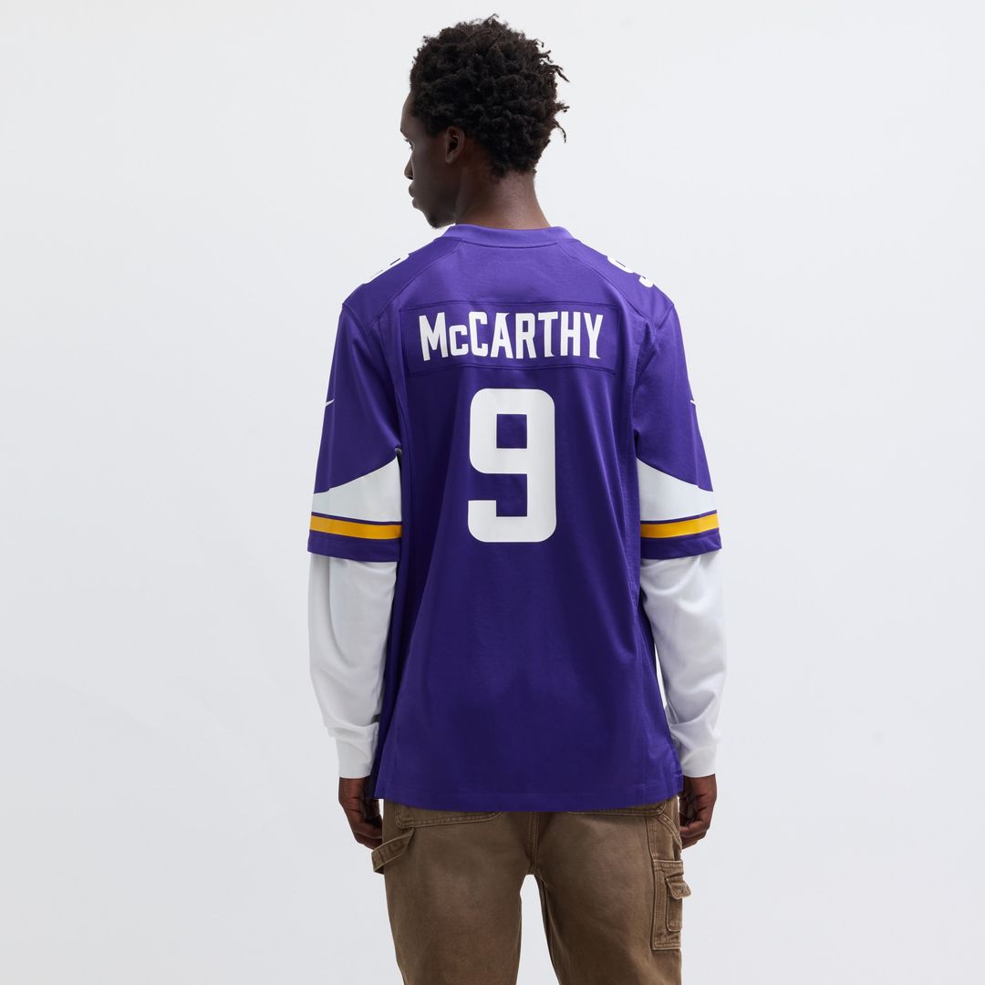 J.J. McCarthy Minnesota Vikings Nike Alternate Game Player Official Jersey - White