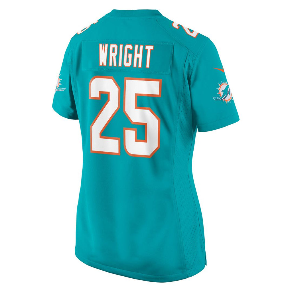 Jaylen Wright Miami Dolphins Nike Women's  Game Official Jersey -  Aqua