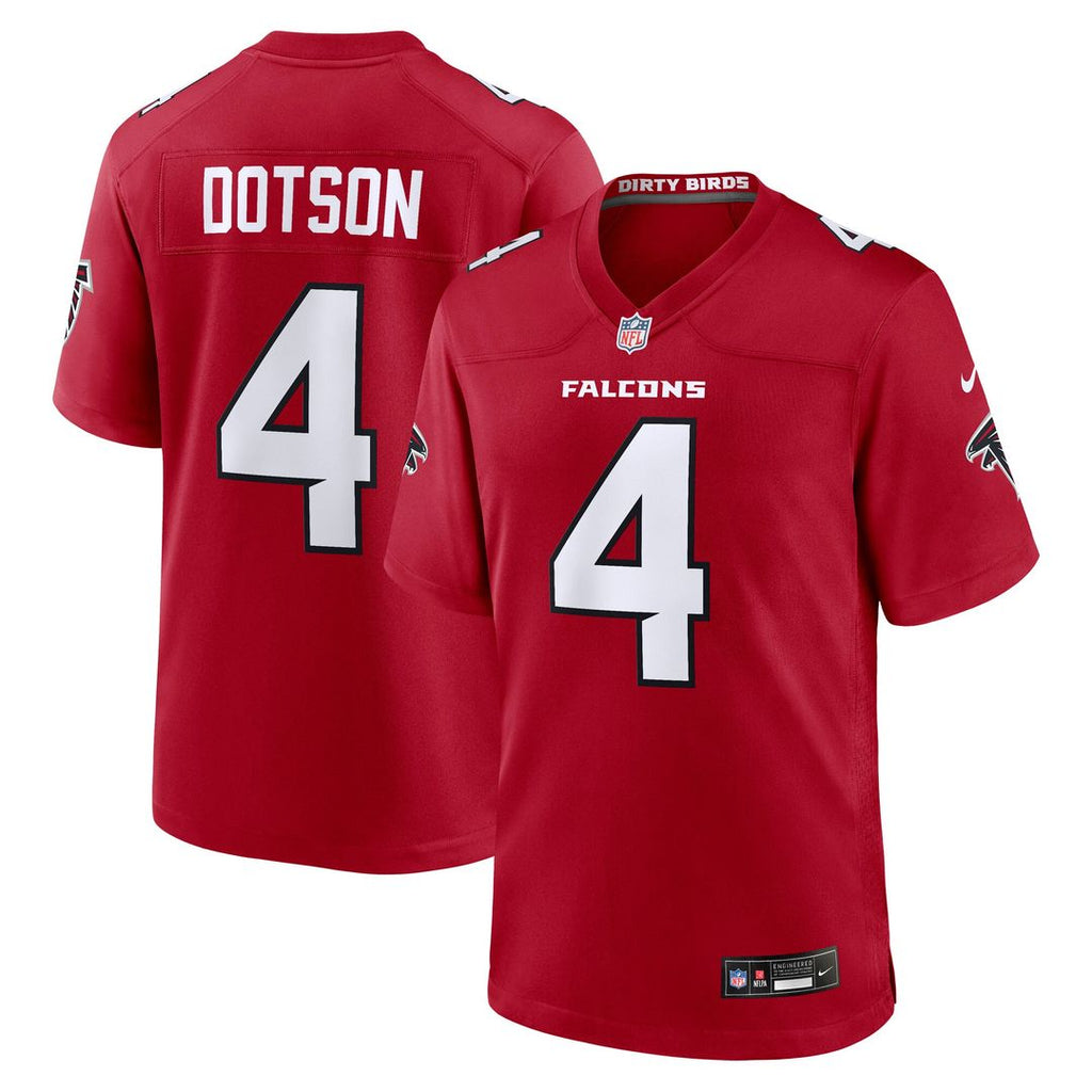 Jahan Dotson Atlanta Falcons Nike Team Game Jersey - Red