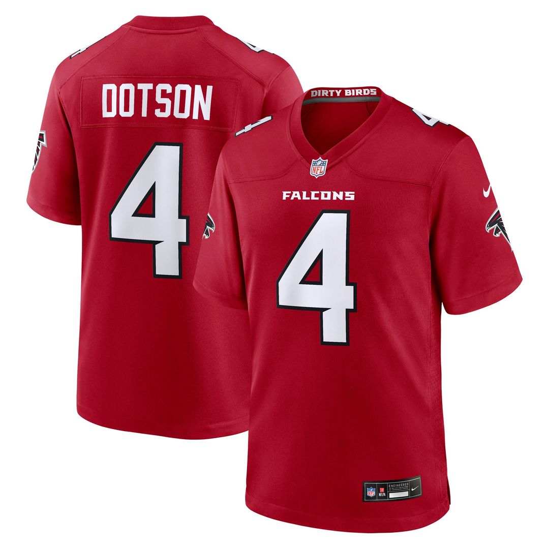 Jahan Dotson Atlanta Falcons Nike Team Game Jersey - Red
