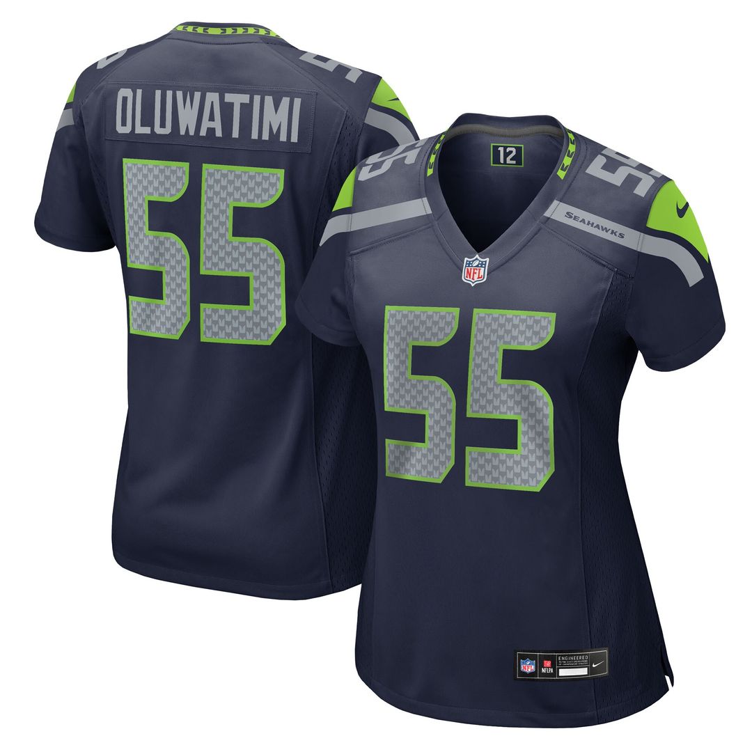 Olu Oluwatimi Seattle Seahawks Nike Women's Team Game Official Jersey -  College Navy