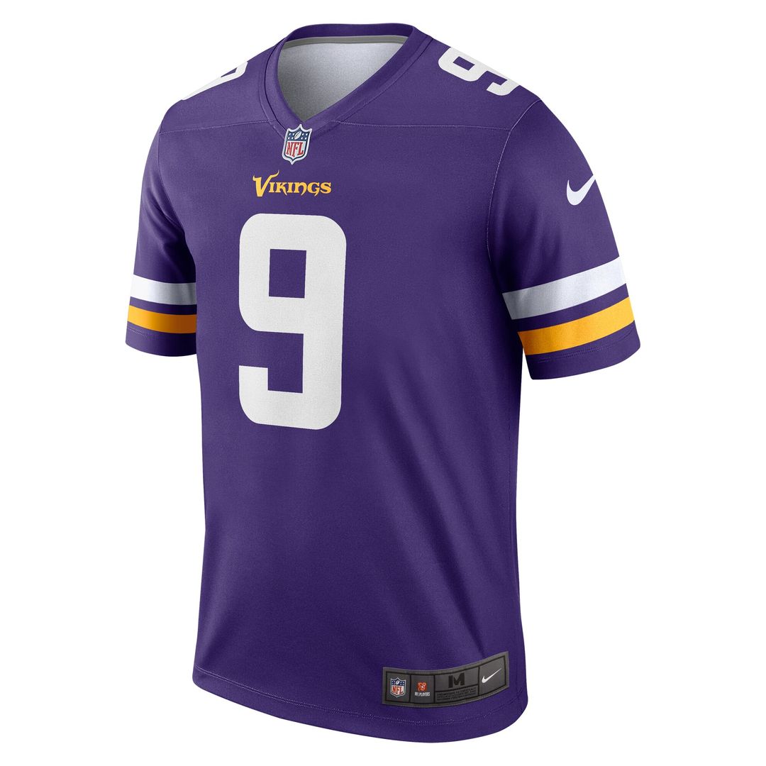 J.J. McCarthy Minnesota Vikings Nike Legend Player Performance Top - Purple