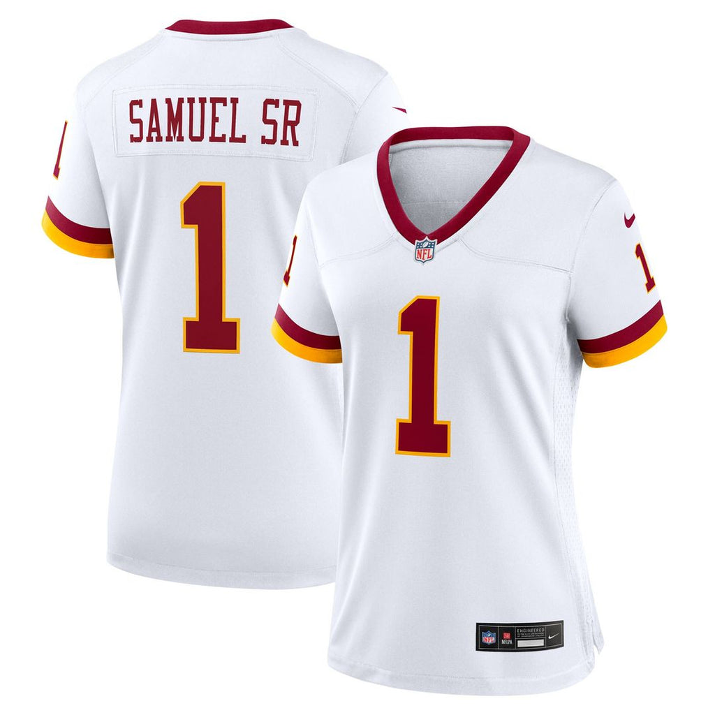 Deebo Samuel Sr Washington Commanders Nike Women's Game Super Bowl Era Official Jersey - White