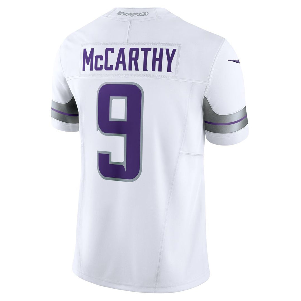 J.J. McCarthy Minnesota Vikings Nike Vapor F.U.S.E. Limited Official Jersey - Purple