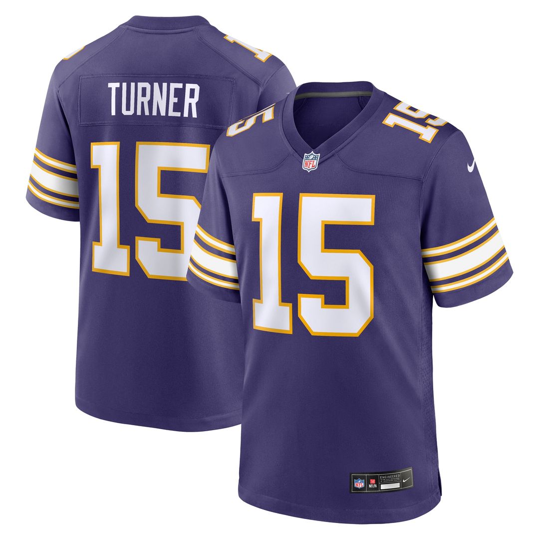 Dallas Turner Minnesota Vikings Nike Game Official Jersey -  White