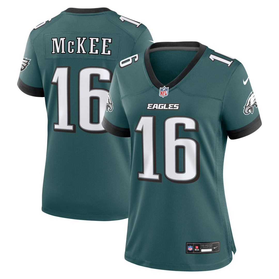 Tanner McKee Philadelphia Eagles Nike Women's Team Game Official Jersey -  Midnight Green