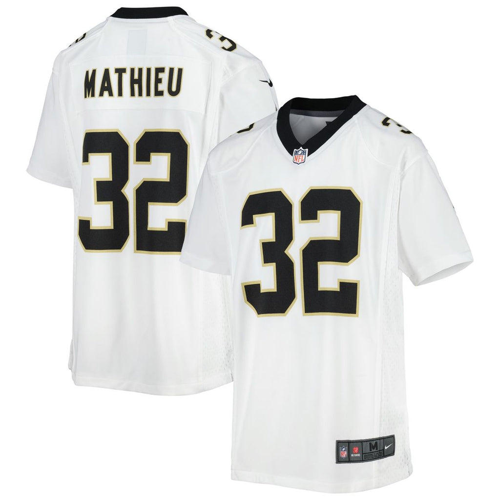 Tyrann Mathieu New Orleans Saints Nike Youth Game Official Jersey - White