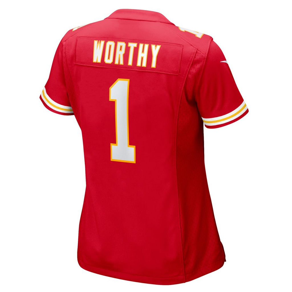 Xavier Worthy Kansas City Chiefs Nike Women's Game Jersey - Red