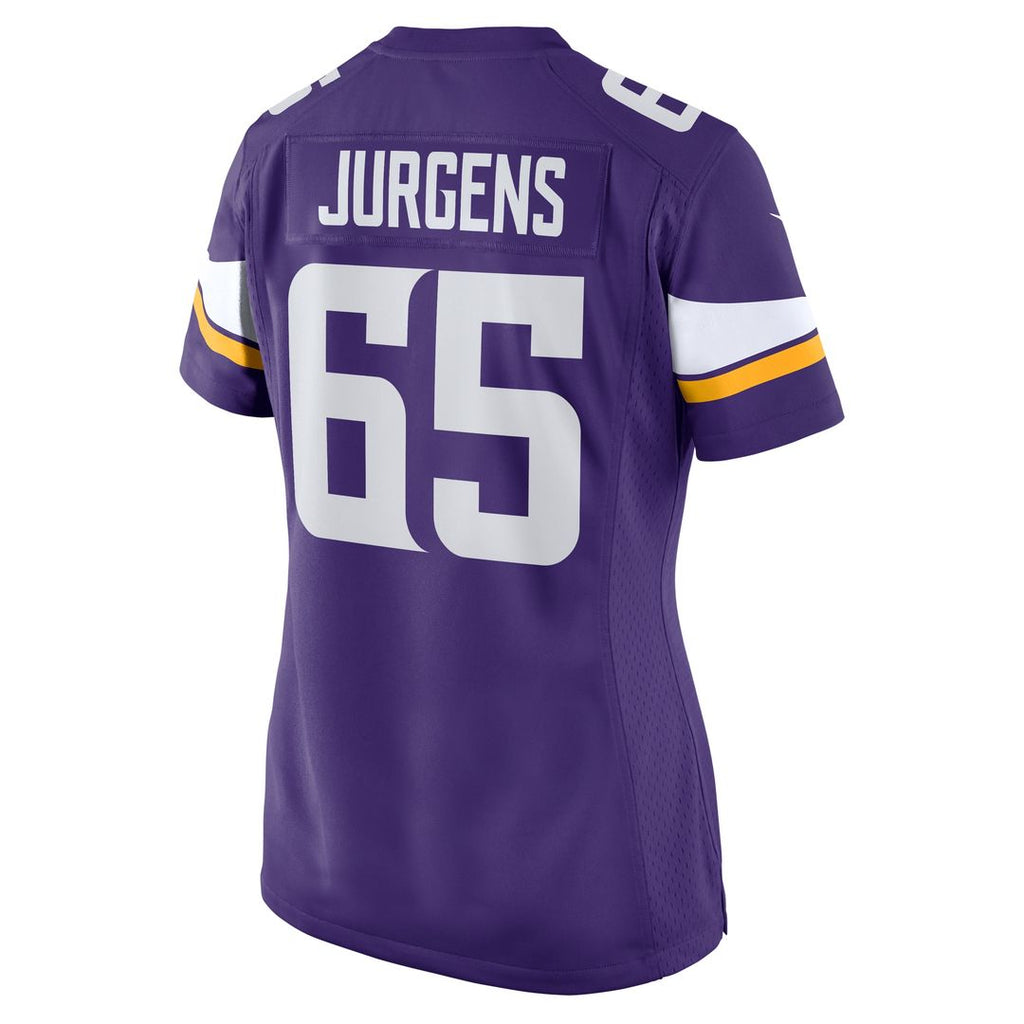 Michael Jurgens Minnesota Vikings Nike Women's Game Official Jersey -  Purple