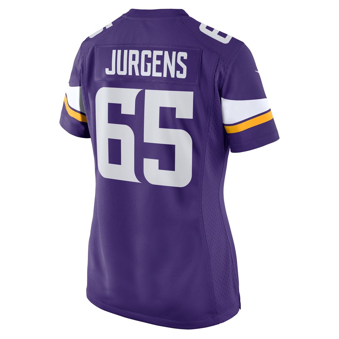 Michael Jurgens Minnesota Vikings Nike Women's Game Official Jersey -  Purple