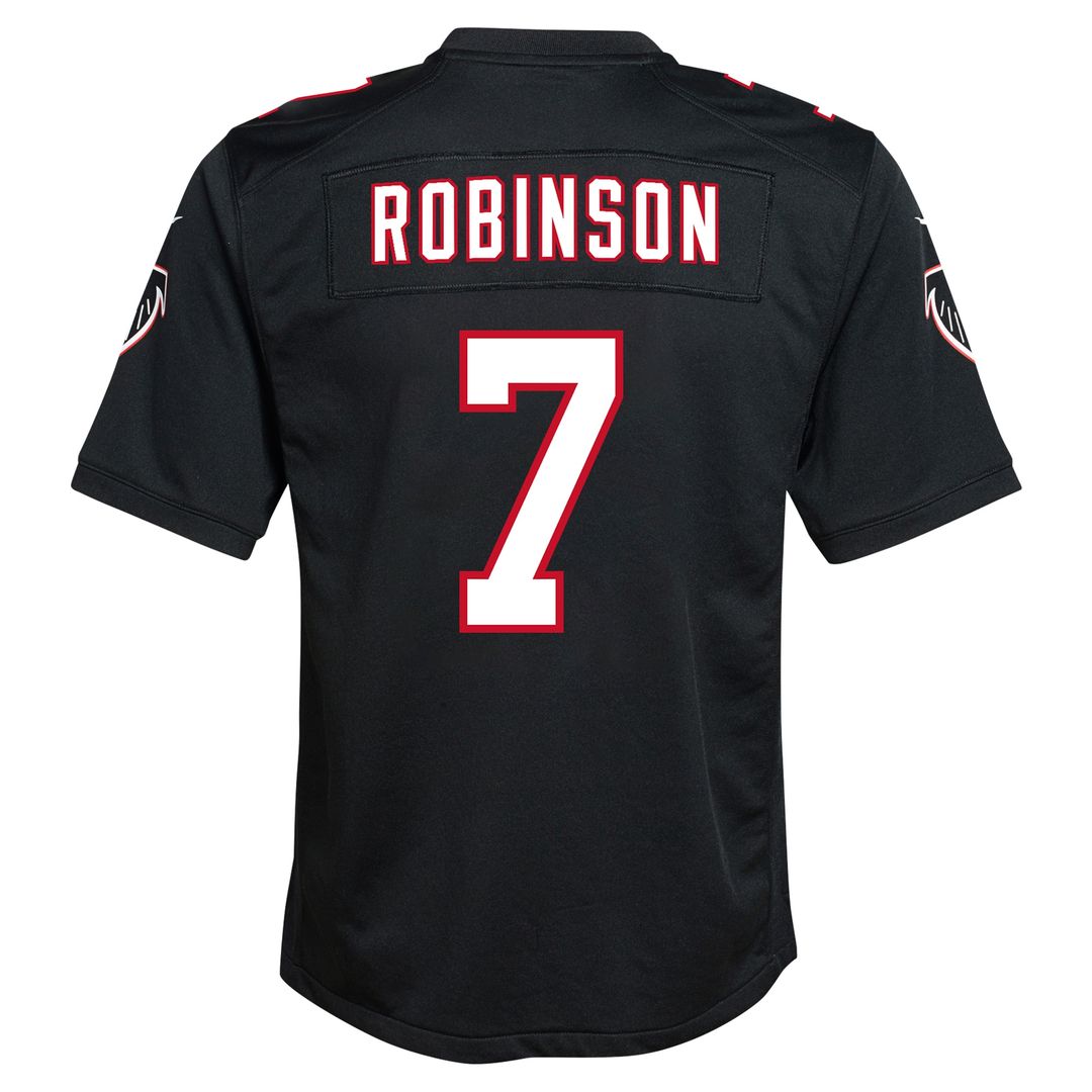 Bijan Robinson Atlanta Falcons Nike Youth Game Official Jersey - Black