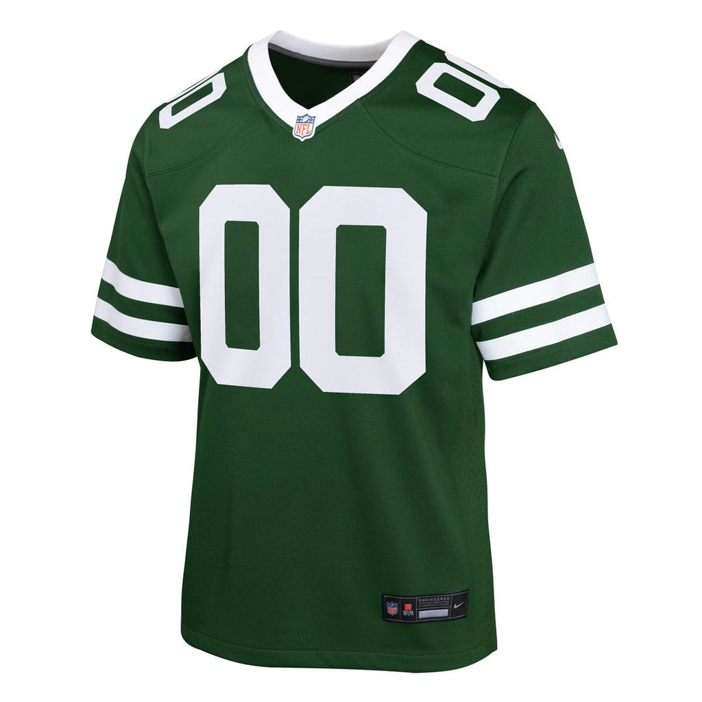 New York Jets Nike Youth Custom Game Official Jersey -  Legacy Green